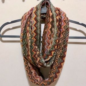 Boho Knit Infinity Scarf